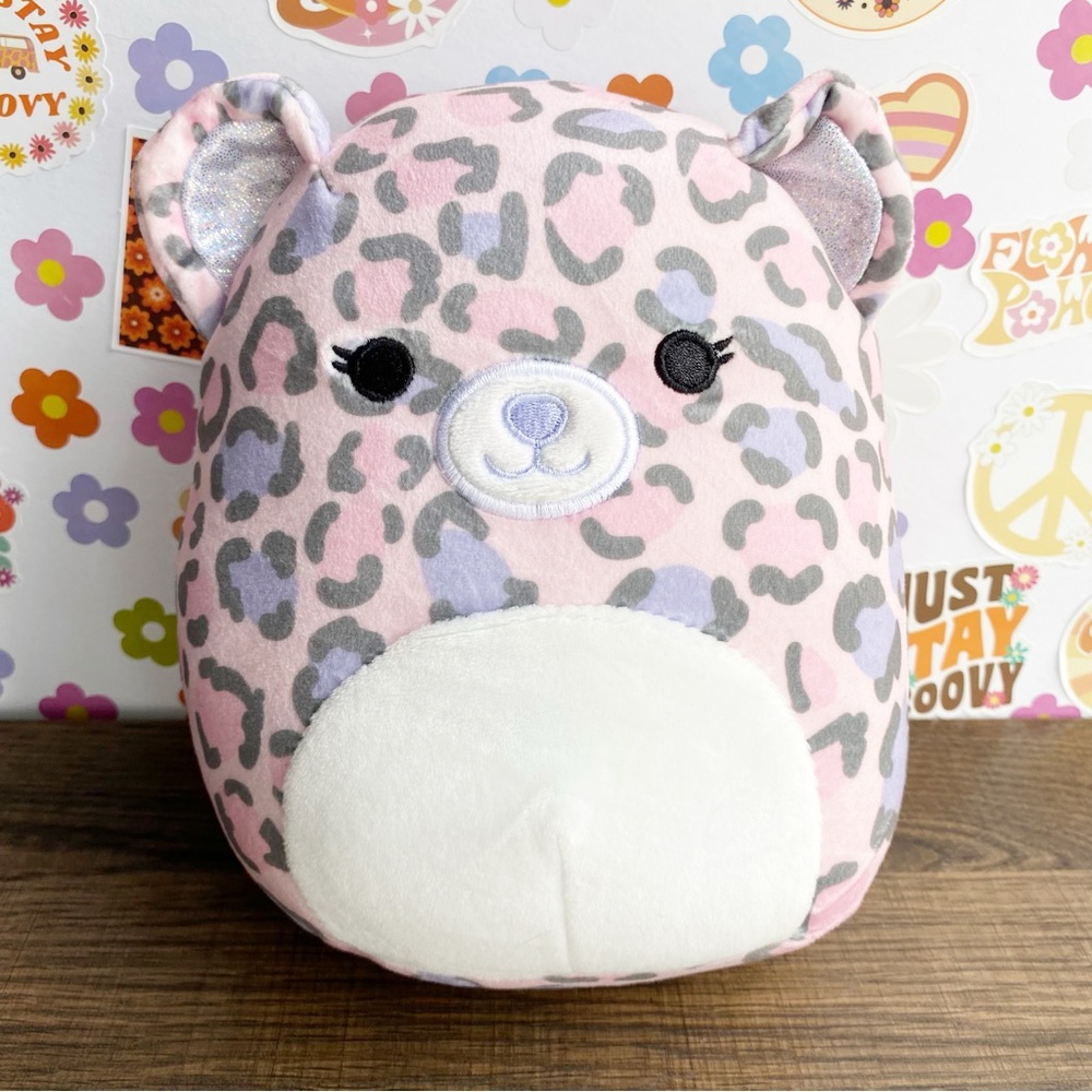 Squishmallow Dallas the Pink Leopard 7 inch